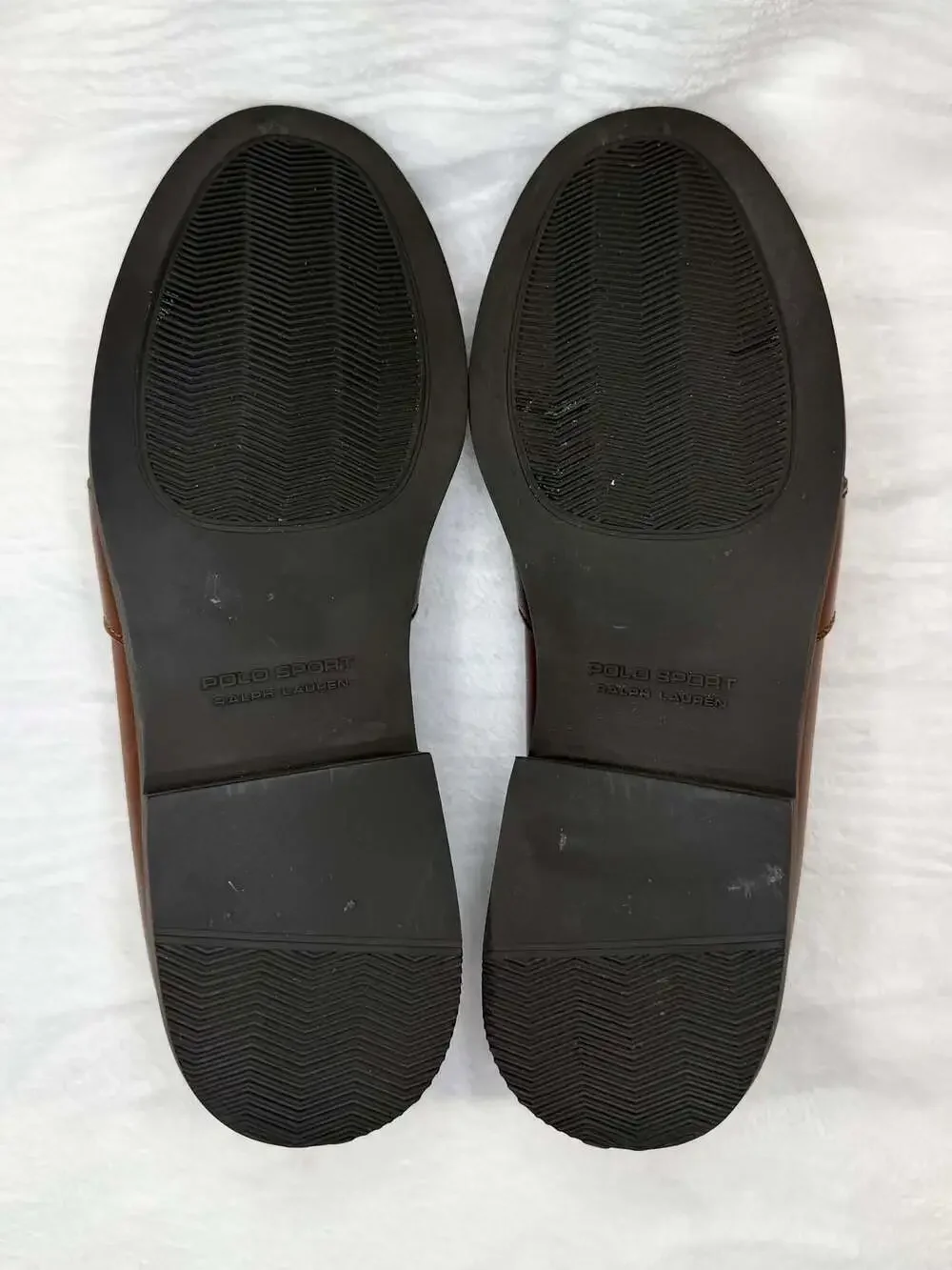 Polo Sport Ralph Lauren Brown Leather Penny Loafers
